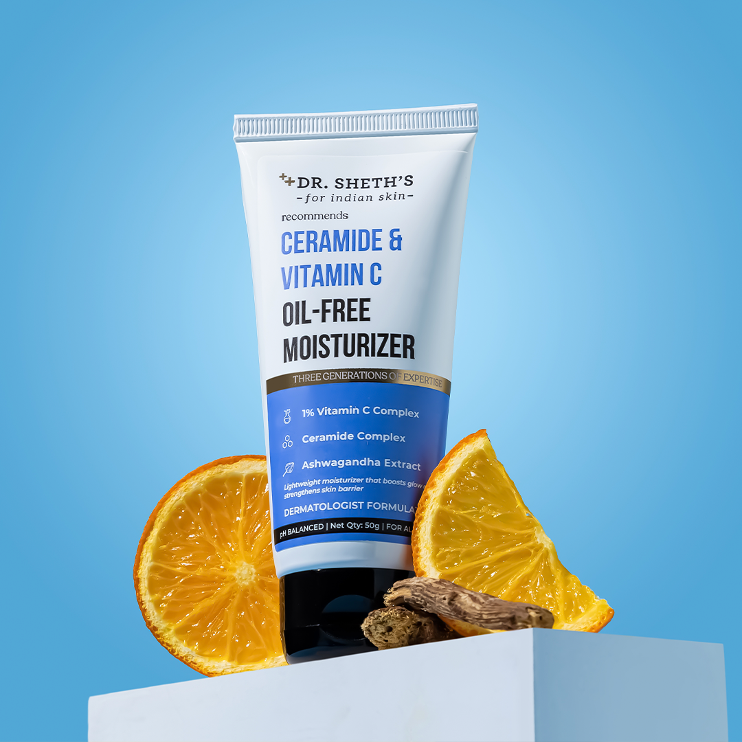 Ceramide Vitamin C Brightening Oil Free Moisturizer Dr Sheth s