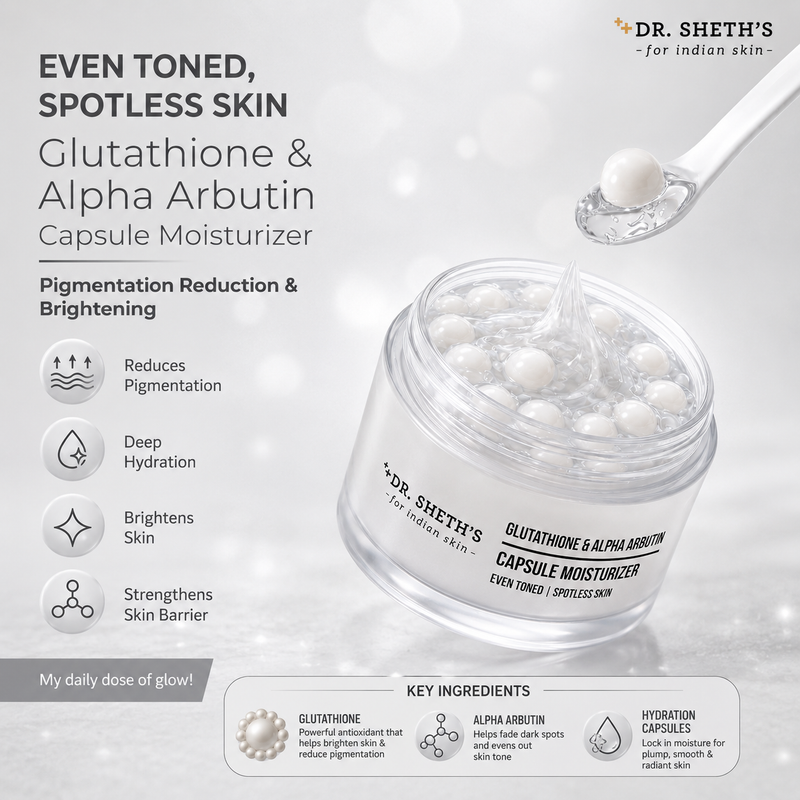Dr. Sheth's Glutathione + Alpha Arbutin Moisturizer