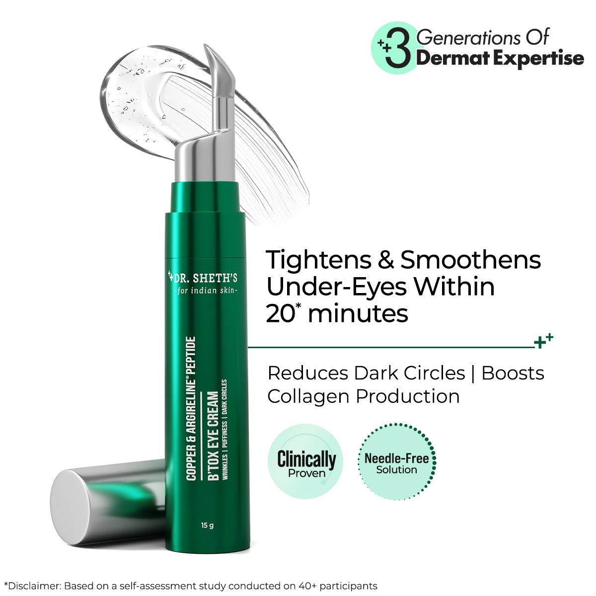 Copper & Argireline® Peptide B'tox Eye Cream