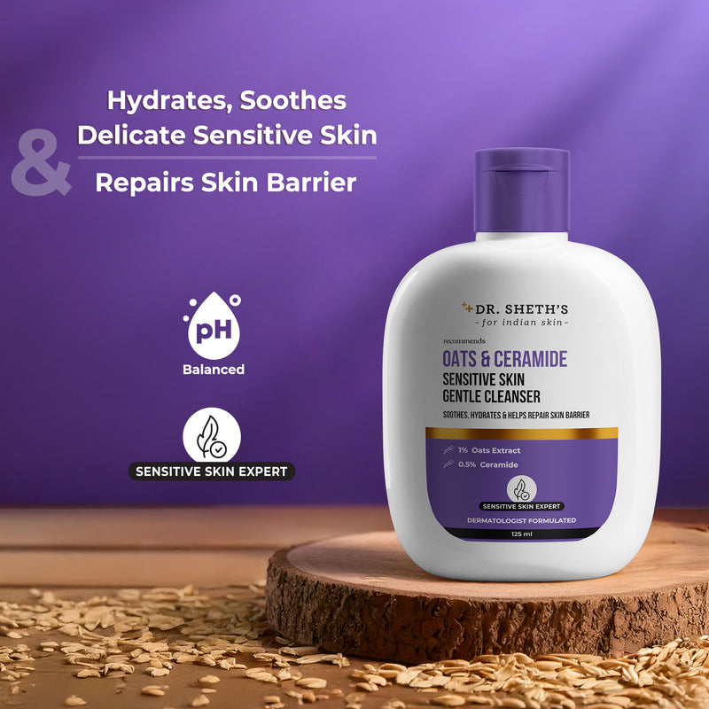 Oats & Ceramide Sensitive Skin Cleanser - 125ml