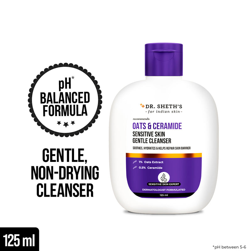 Oats & Ceramide Sensitive Skin Cleanser - 125ml