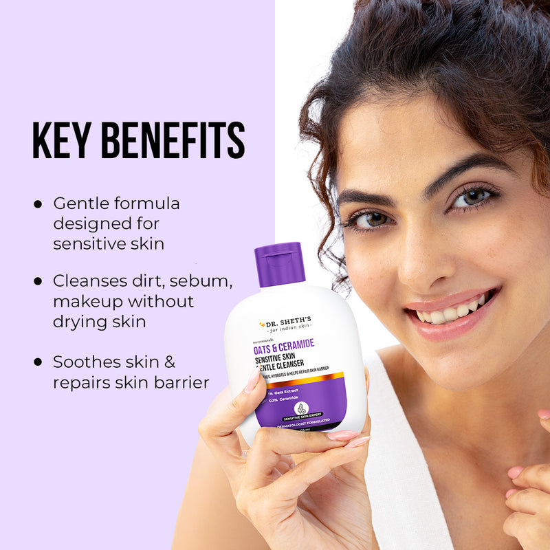 Oats & Ceramide Sensitive Skin Cleanser - 125ml