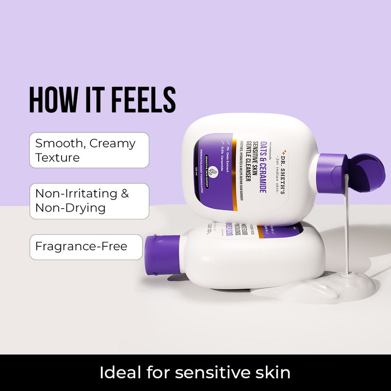 Oats & Ceramide Sensitive Skin Cleanser - 125ml
