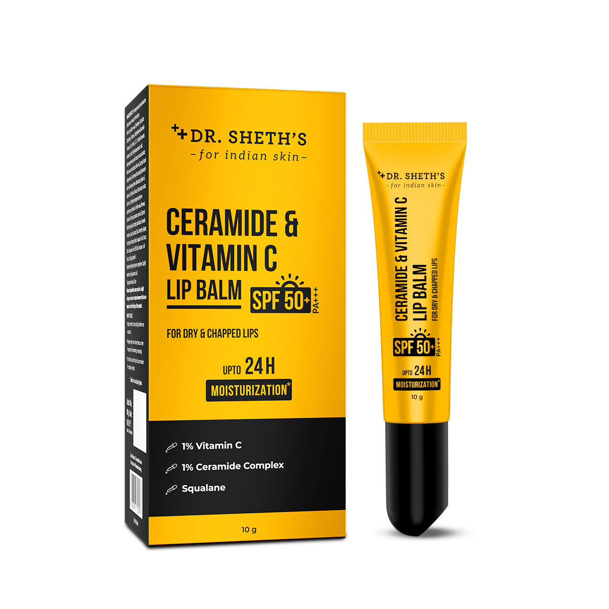 Ceramide & Vitamin C Lip Balm - 10g Dr Sheth's Ceramide & Vitamin C Lip Balm - 10g Dr Sheth's