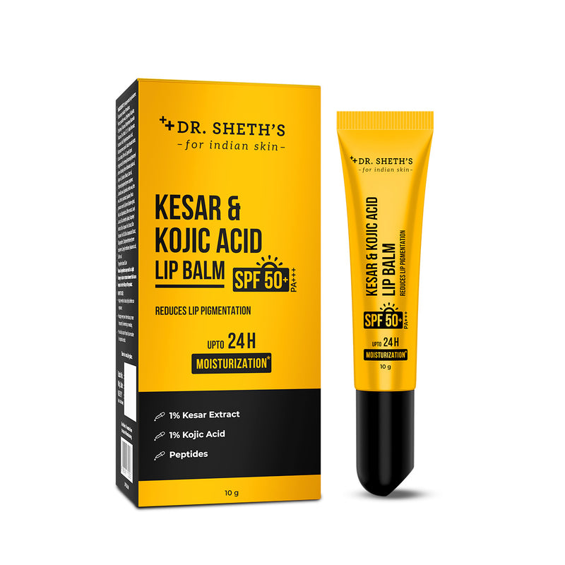 Kesar & Kojic Acid Lip Balm - 10g