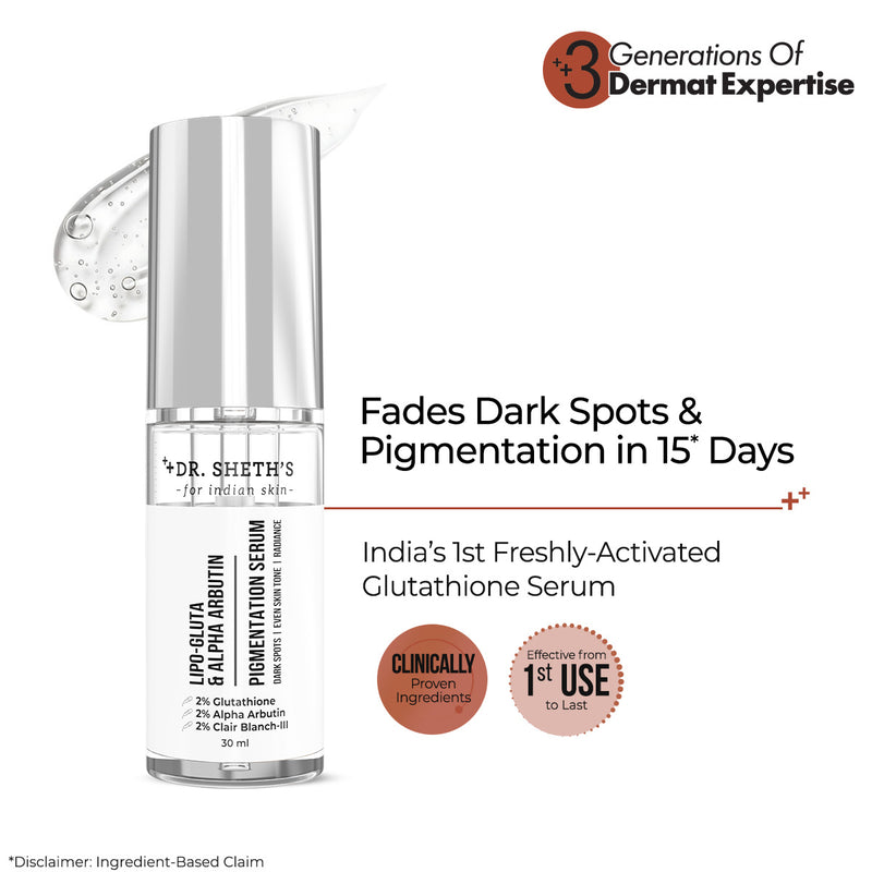 Lipo-Gluta & Alpha Arbutin Pigmentation Serum - 30ml