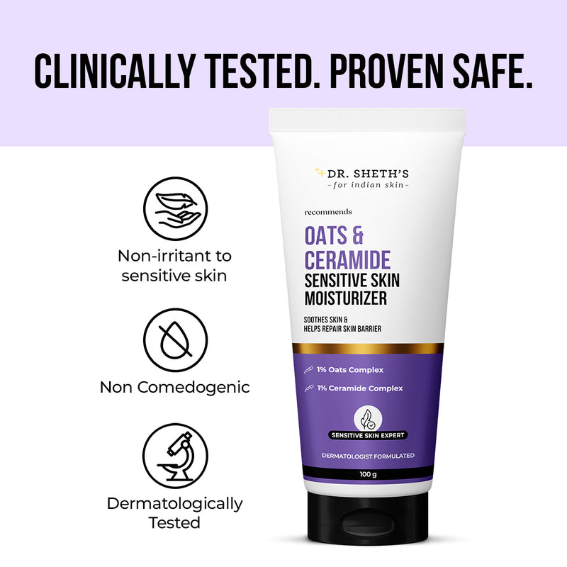Oats & Ceramide Sensitive Skin Moisturizer - 100g