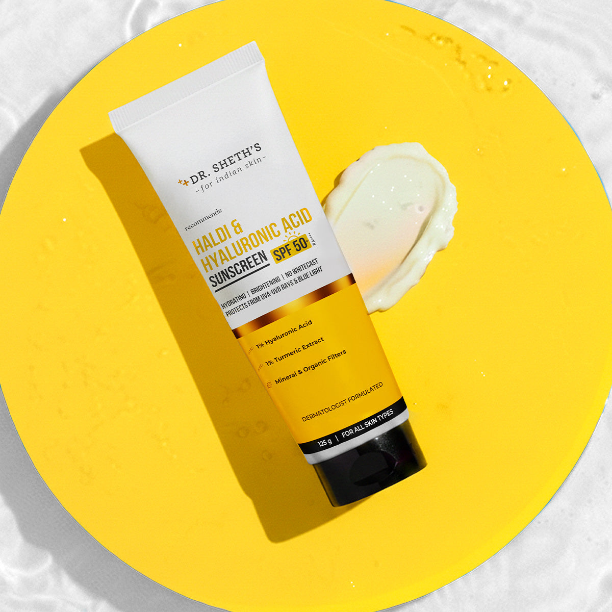 Haldi & Hyaluronic Acid Sunscreen - 125g