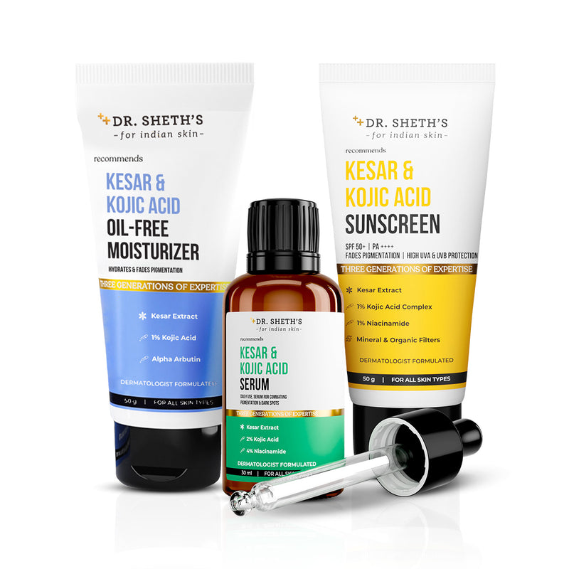 Kesar & Kojic Acid Anti-Pigmentation Trio