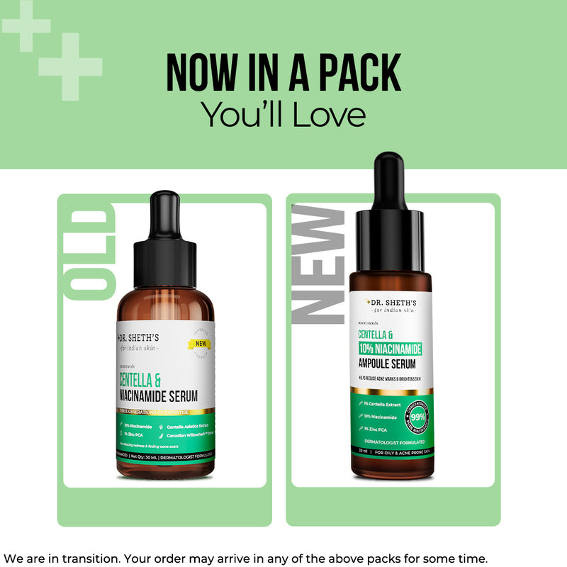 Centella & 10% Niacinamide Ampoule Serum - 30ml