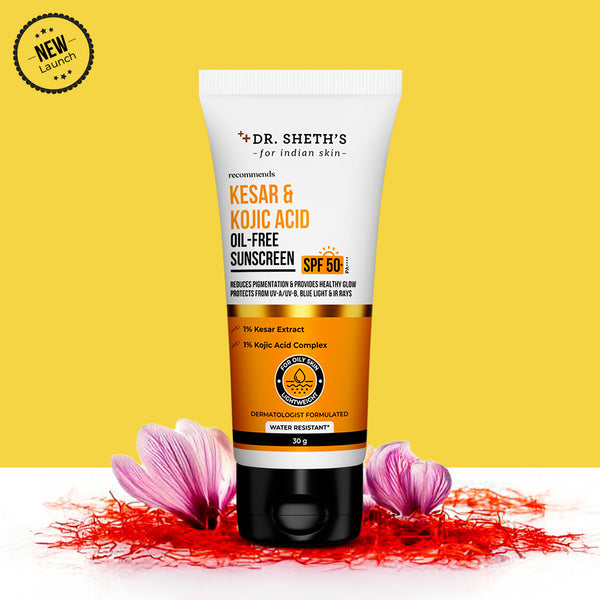 Kesar & Kojic Acid Oil Free Sunscreen - 30g
