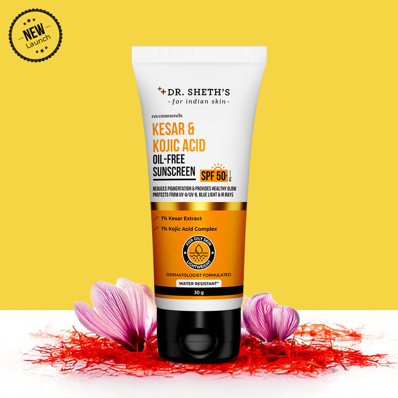 Kesar & Kojic Acid Oil Free Sunscreen - 30g
