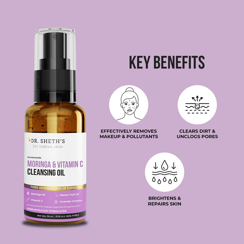 Moringa & Vitamin C Cleansing Oil - 50ml