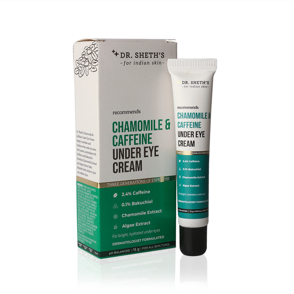 Chamomile & Caffeine Under Eye Cream 15g Dr Sheth's
