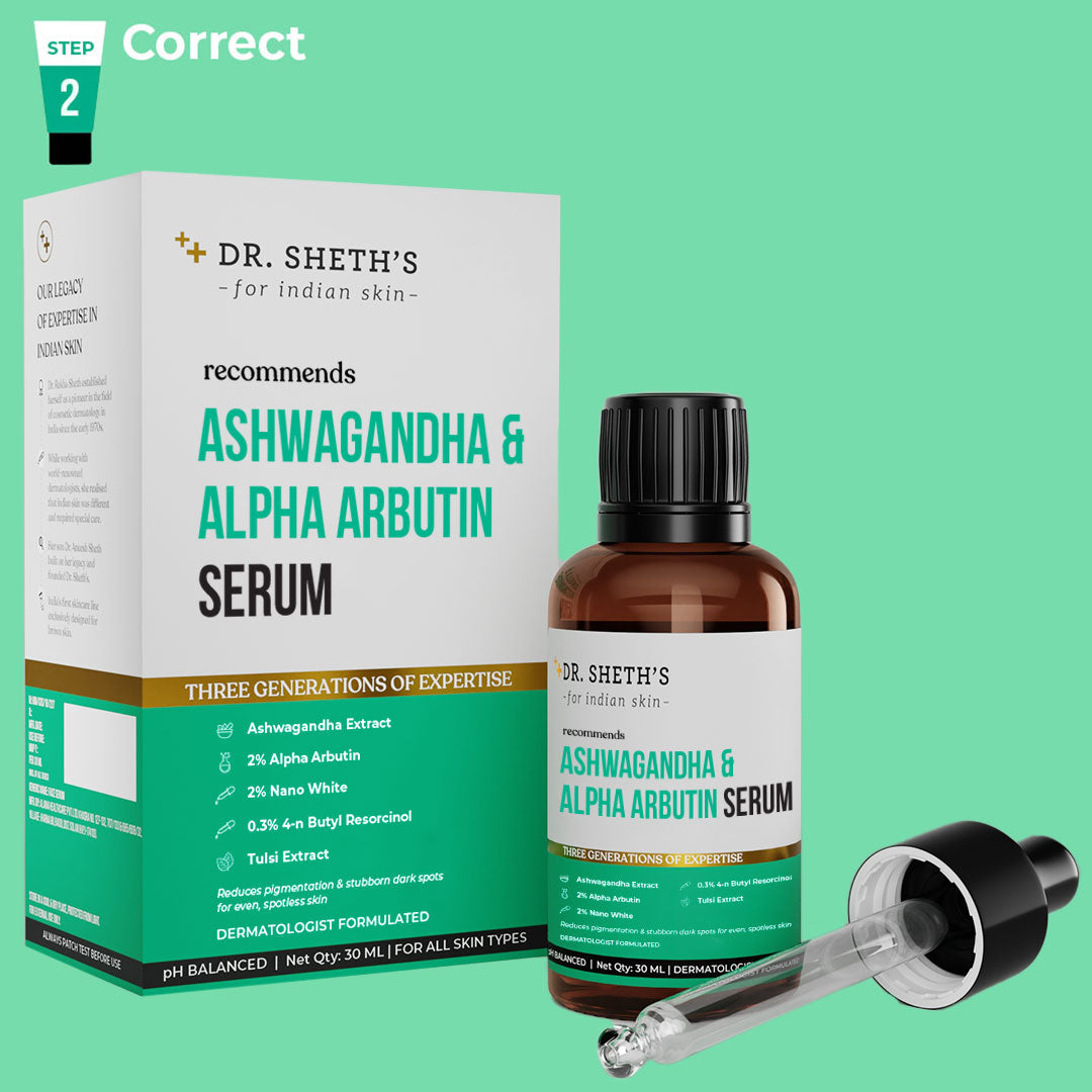 Ashwagandha & Alpha Arbutin Serum - 30ml