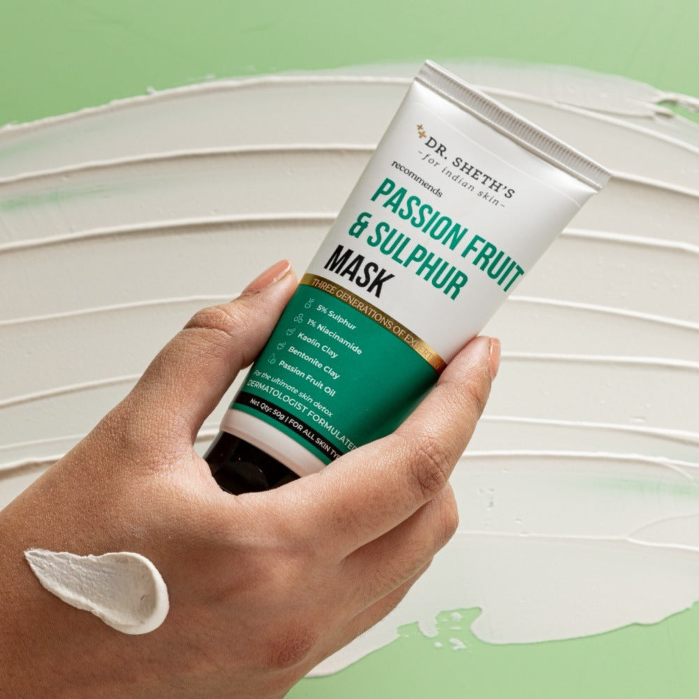 Passion Fruit & Sulphur Mask 50G Dr Sheth's