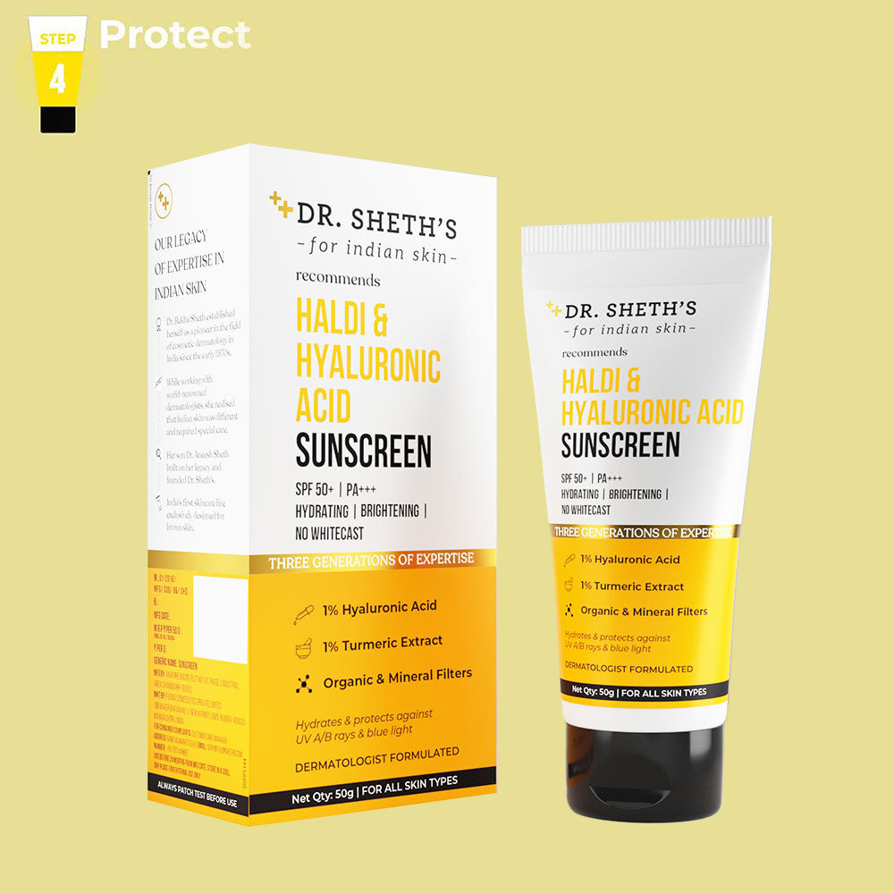 One-Step Skincare Routine Is Here With Dr Sheth's Sunscreen Range!
