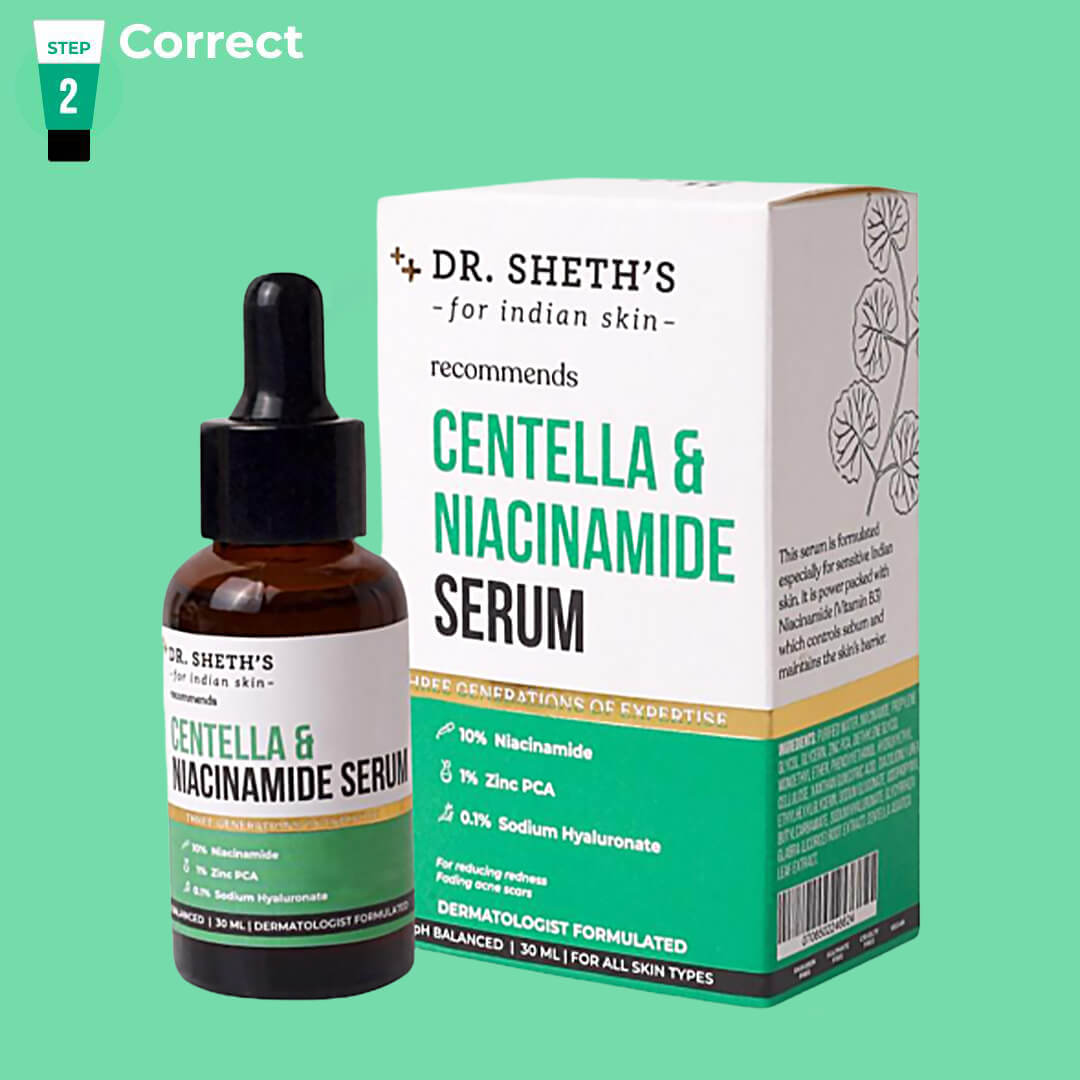 Dr.SHETH's Centella & Niacinamide Serum - 30 ml